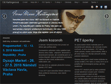 Tablet Screenshot of hartingerova.com